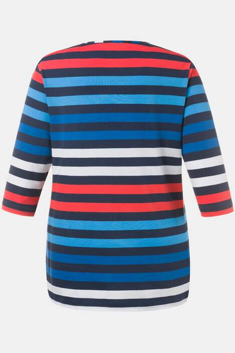 Shirt, breite Streifen, Regular, reine Baumwolle