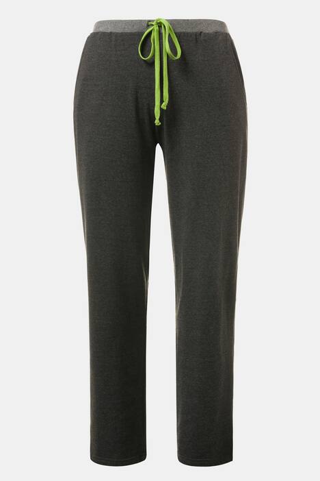 Contrast Drawstring Waist Pocket Sweatpants