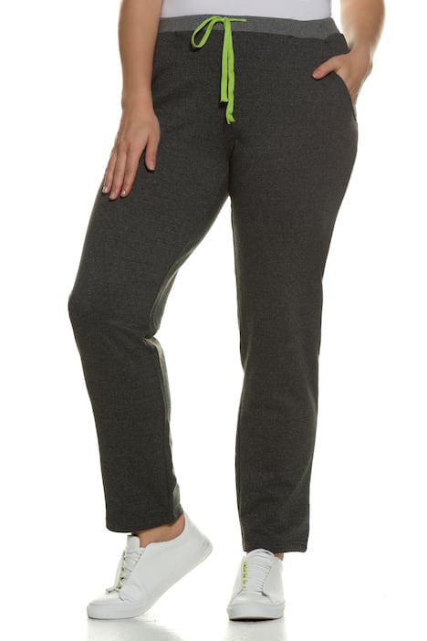 Contrast Drawstring Waist Pocket Sweatpants