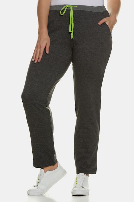Contrast Drawstring Waist Pocket Sweatpants