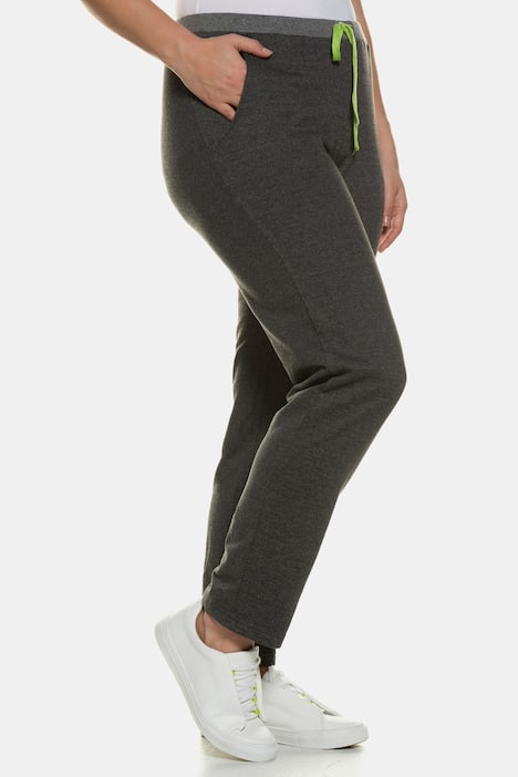Contrast Drawstring Waist Pocket Sweatpants