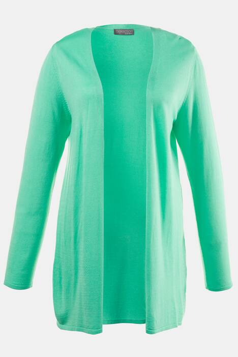 Touch of Silk Open Front Long Sleeve Cardigan Sweater