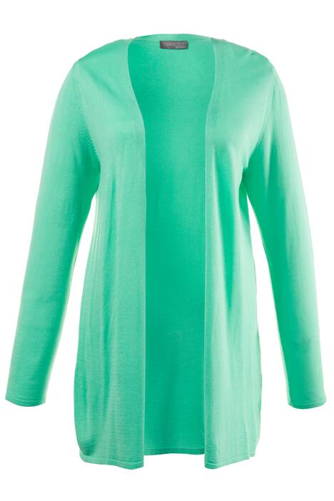 Touch of Silk Open Front Long Sleeve Cardigan Sweater