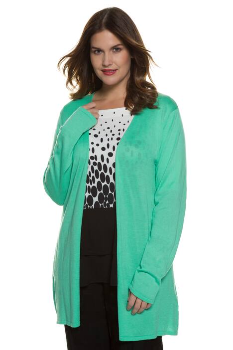 Touch of Silk Open Front Long Sleeve Cardigan Sweater