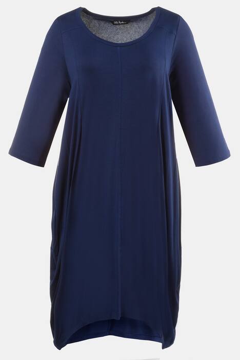 Kleid, Zipfelsaum, A-Linie, Teilungsnähte
