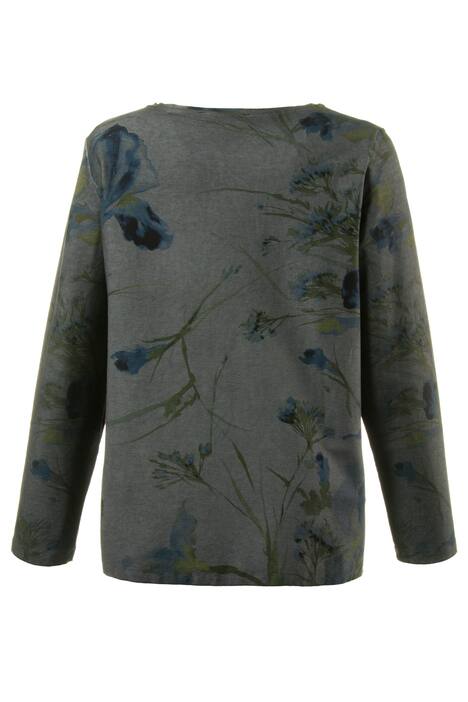 Sweatshirt, Blütenmuster, Elasthan