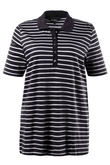 Stripe Pima Cotton Classic Fit Short Sleeve Polo