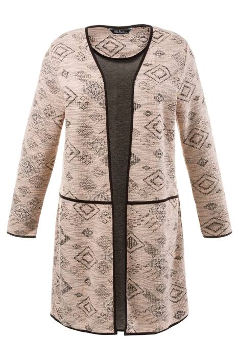 Jacke, Ethnomuster, lange, offene Form
