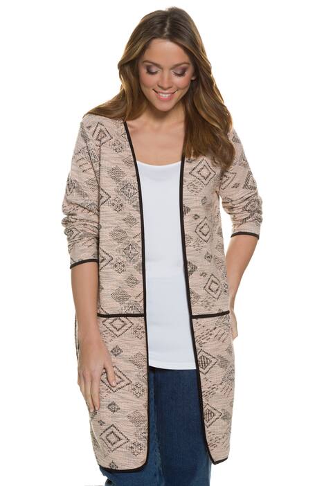 Jacke, Ethnomuster, lange, offene Form