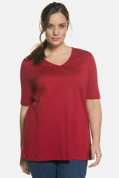 Pima Cotton V-Neck Short Sleeve Classic Fit Tee
