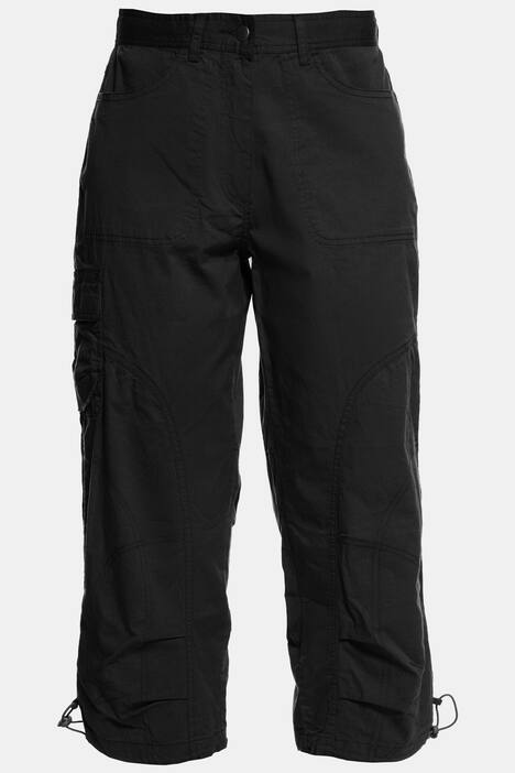 7/8 Hose, Kordelzug am Beinsaum, Steppnähte