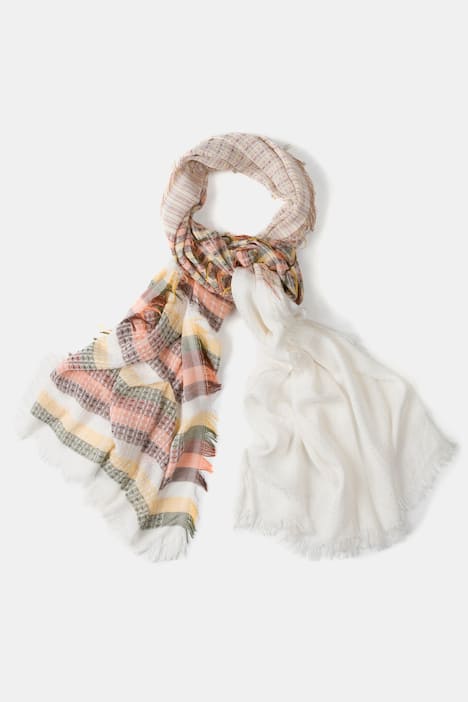 Multi Border Stripe Scarf