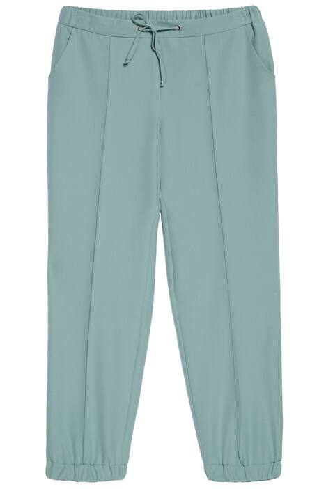 Drawstring Elastic Hem Slim Fit Pants