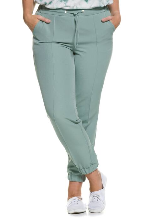 Drawstring Elastic Hem Slim Fit Pants