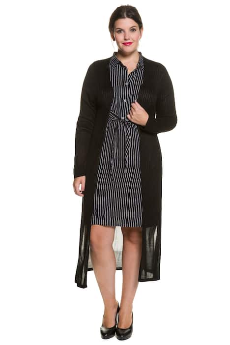 Long Sheer Cardigan Viscose Long Sleeve Sweater