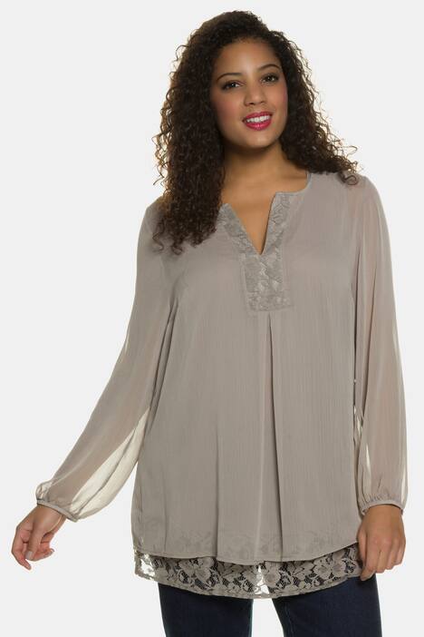 Light 2 in 1 Crinkle Tunic