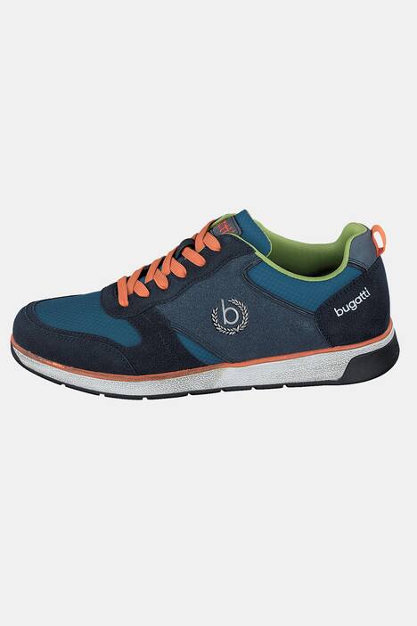 Herren-Sneaker, Bugatti, Veloursleder, Gummi-Profilsohle