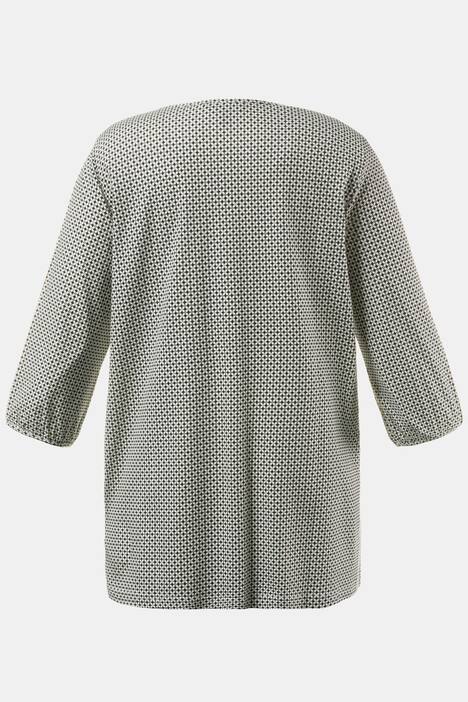 Shirt, 3/4-Arm, A-Linien, Minimalmuster