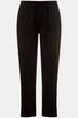 Broek, slim fit, elastische tailleband, zijdelingse split, tot maat 66/68