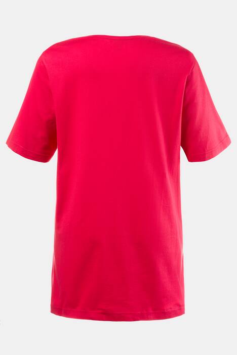 Pocket Accent Cotton Knit A-line Swing Tunic
