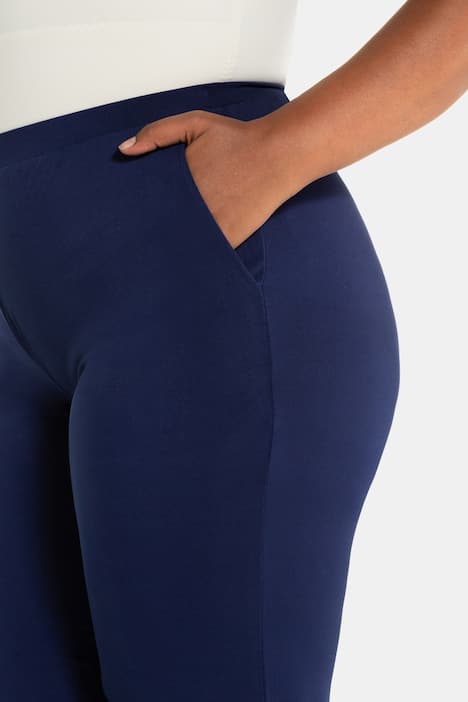 Matte Jersey All Elastic Pocket Slim Leg Pants