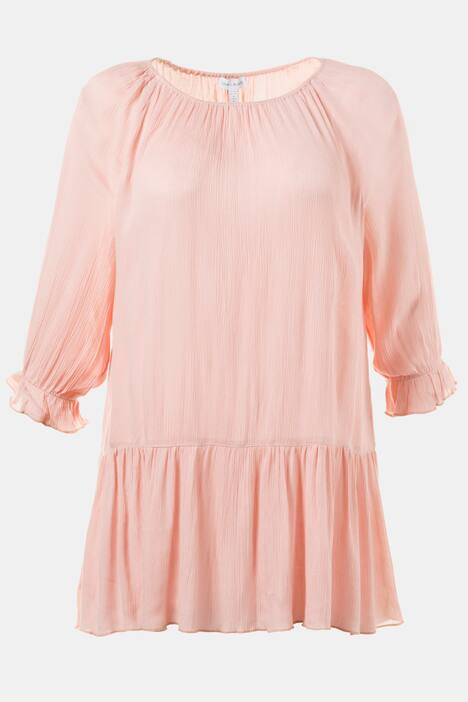 Bluse, Volant, Crashlook, elastische Abschlüsse