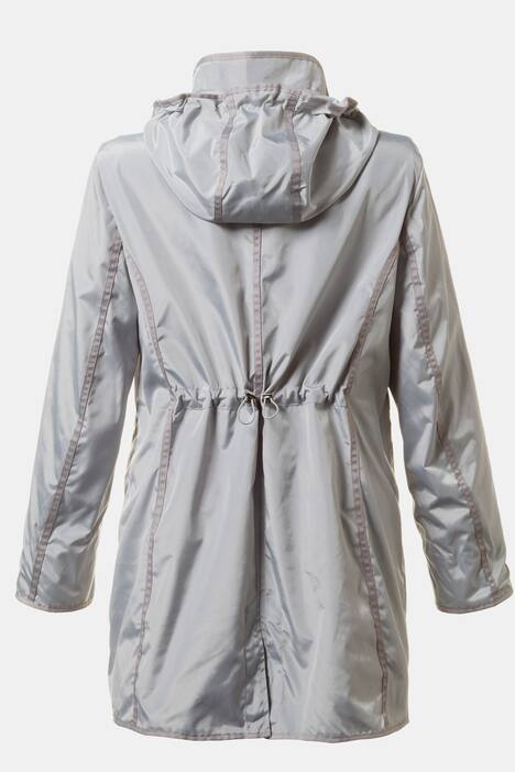 Jacke, lange Form, Zierbänder, Kapuze abnehmbar, Selection