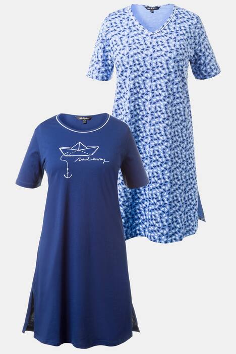 Bigshirts, 2er-Pack, Schiffsmotive