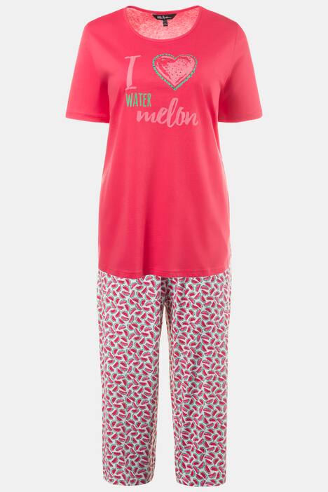 Pyjama, Melonen-Motiv, reine Baumwolle