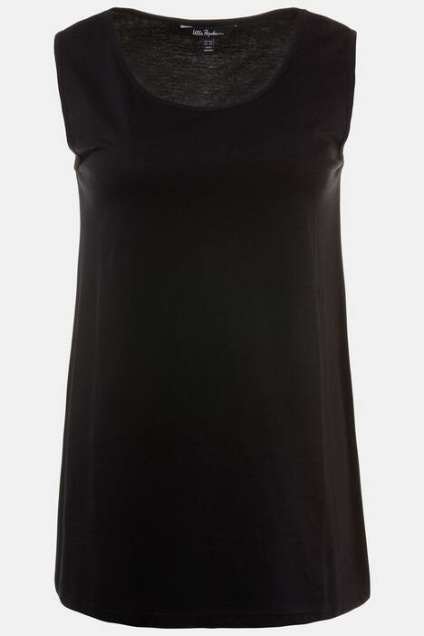 Top, 2er-Pack, schwarz / Dschungelmuster