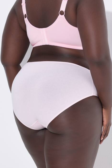 Culottes midi, lot de 5, coloris uni - jusqu'au 68/70