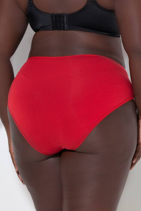 Culottes midi, lot de 5, coloris uni - jusqu'au 68/70