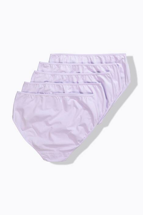 Culottes midi, lot de 5, coloris uni - jusqu'au 68/70
