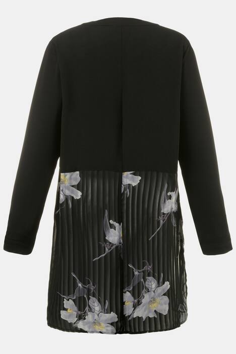 Open Front Mix Design Long Length Blouse