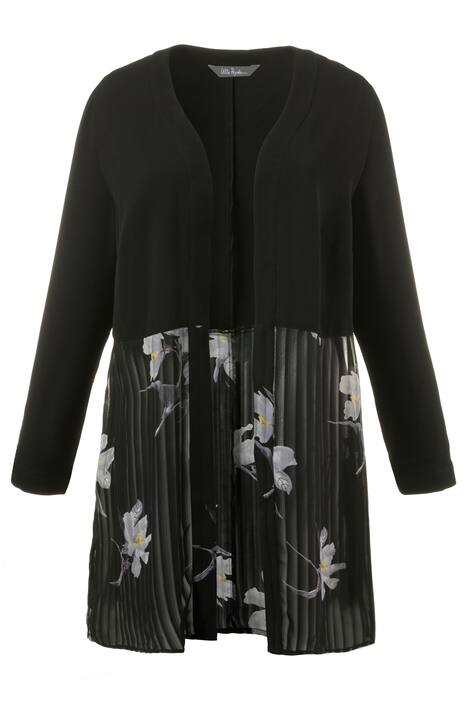 Open Front Mix Design Long Length Blouse