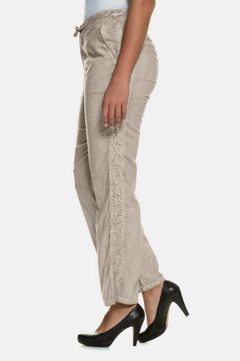 Marlenehose Mary, oil dyed, Kordelzug