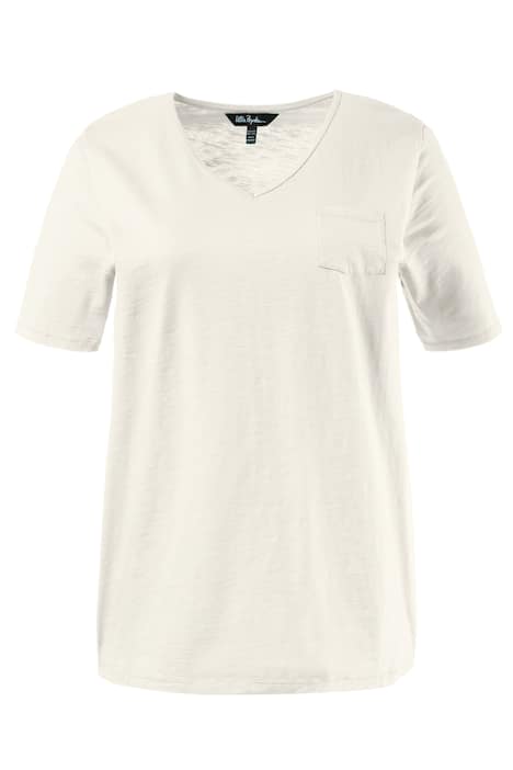 Chest Pocket V-Neck Cotton Slub Classic Fit Tee