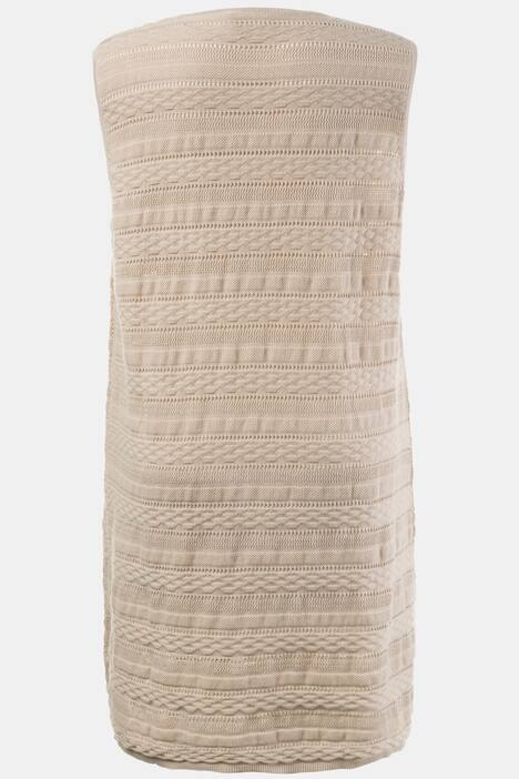 Strickweste, Ajourmuster, reine Baumwolle