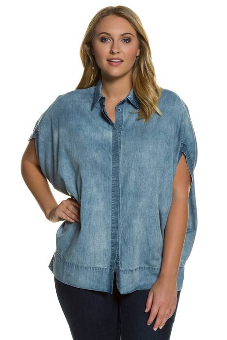 Dolman Sleeve Cotton Oversized Trend Blouse