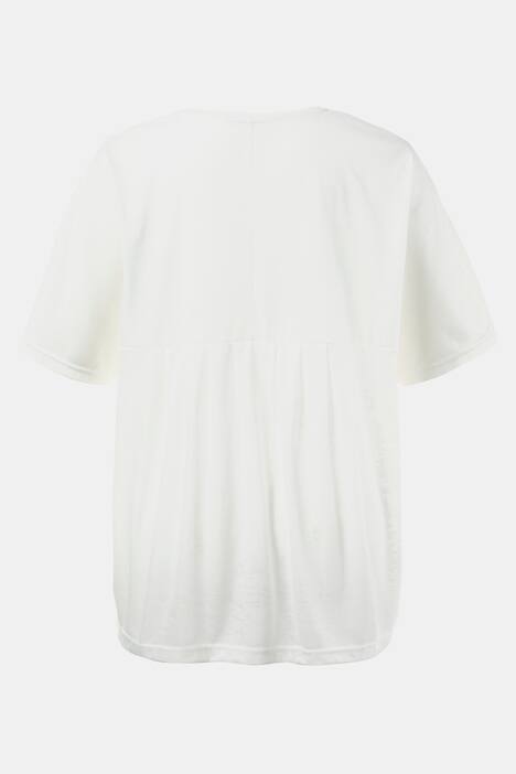 Gold Turtle Print Oversized Fit Knit Top