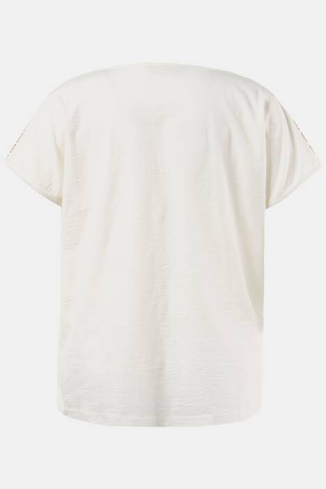 T-Shirt, 3D-Ethnodruck, Oversized, Zierband