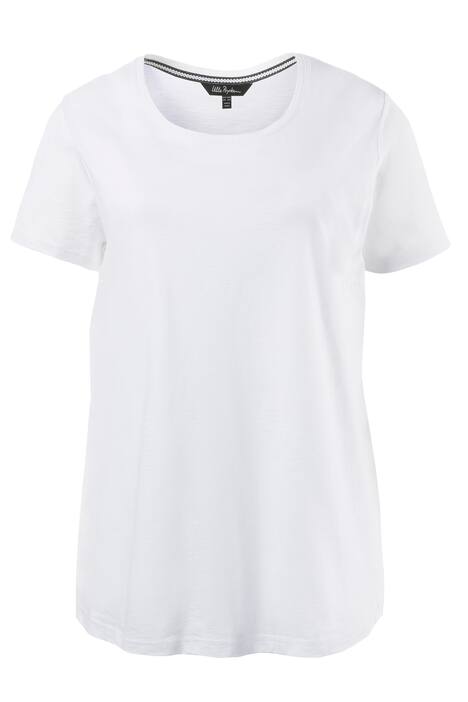 Cotton Slub Yarn Seam Regular FIt Short Sleeve Tee