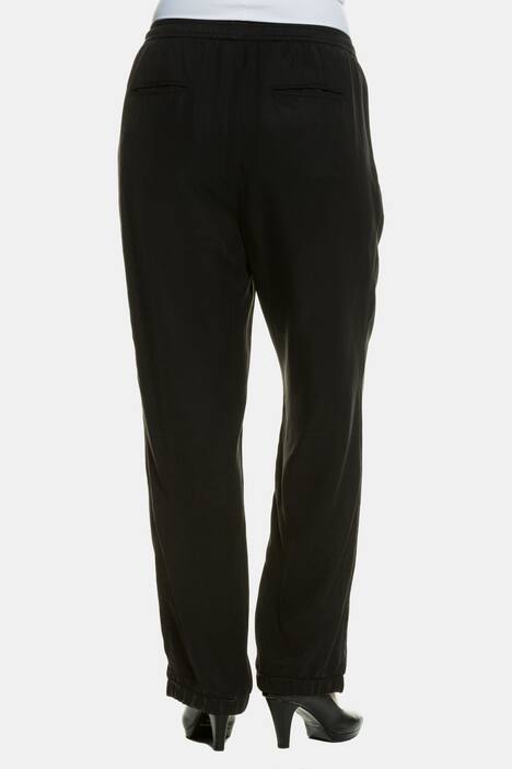 Tencel-Hose Ruby, weites Bein, Tunnelzug, Elastikbund