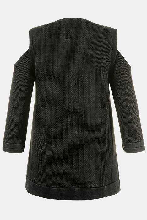 Pullover, Strukturstrick, leicht transparent