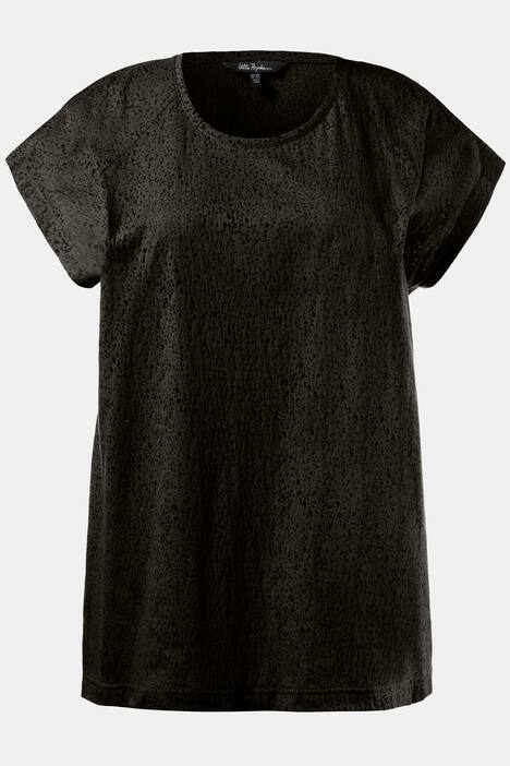T-Shirt, Zierfalten, Oversized, Rundhalsausschnitt