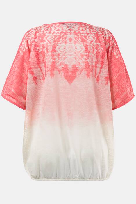 Shirt, Schulter-Ausschnitt, Oversized, Perlenstickerei