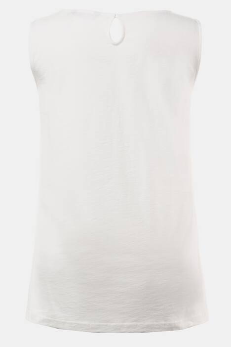 Print Yoke Cotton A-line Fit Tank