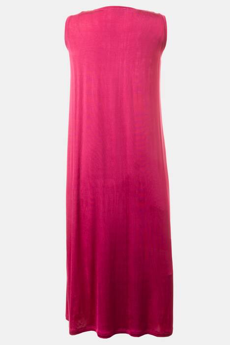 Slinkykleid, Zierfalte, V-Ausschnitt, Selection
