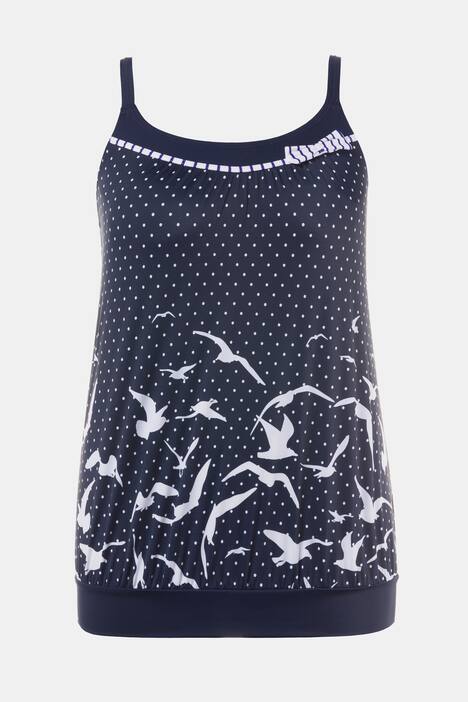 Tankini, Möwen, elastischer Saum, Softcups