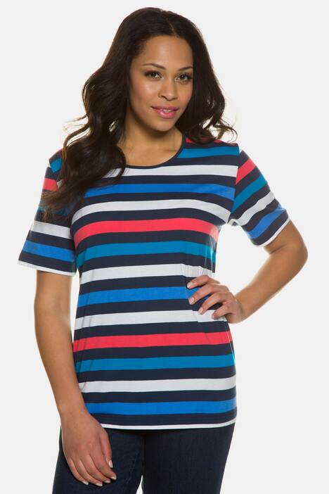 T-Shirt, Ringel, Regular, reine Baumwolle